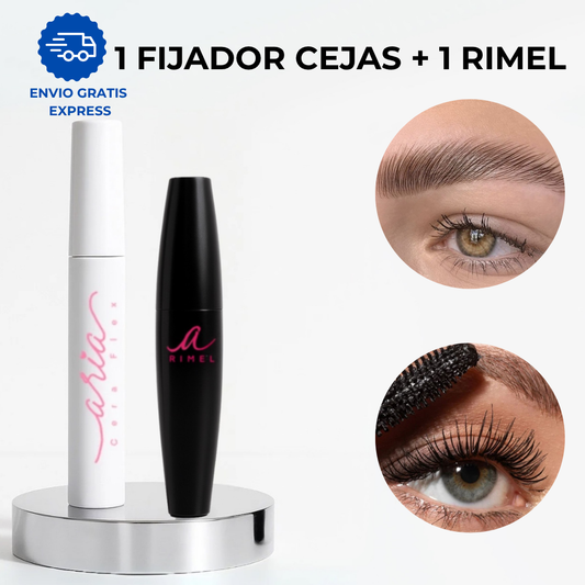 1 FIJADOR CEJAS + 1 RIMEL
