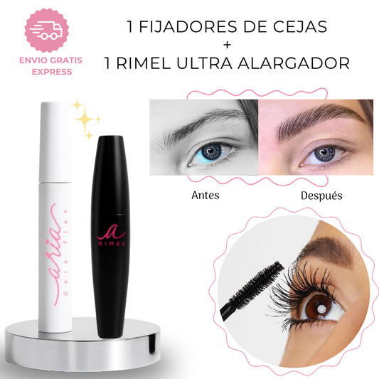 1 FIJADOR CEJAS + 1 RIMEL