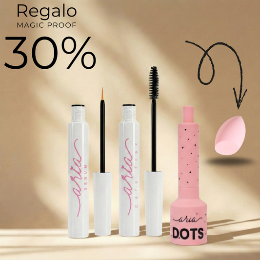 Set Look Natural... Fijador de cejas, Sérum y Pecas